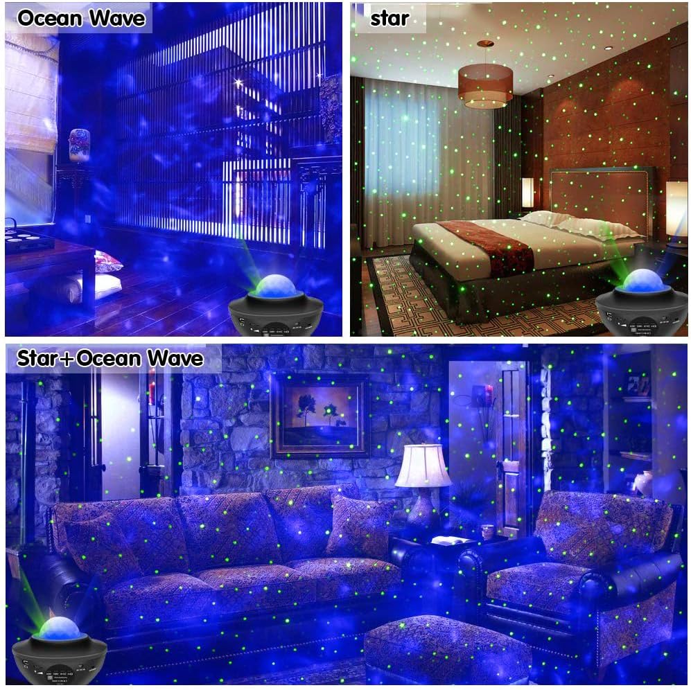 Galaxy Projector,Star Projector for Bedroom,Night Lights with White Noise, Bluetooth Speaker,Timer and Remote,Star Night Light for Adults Bedroom Decoration,Gifts for Kids,Living Room Decor