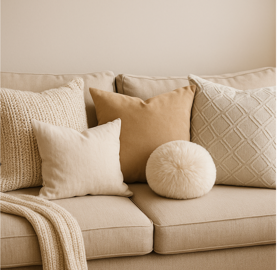 How to Style Your Home with Soft Decorative Pillows