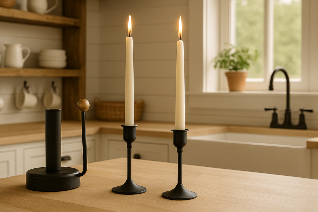 Warm Farmhouse Candle Styling Ideas for a Cozy Kitchen Glow