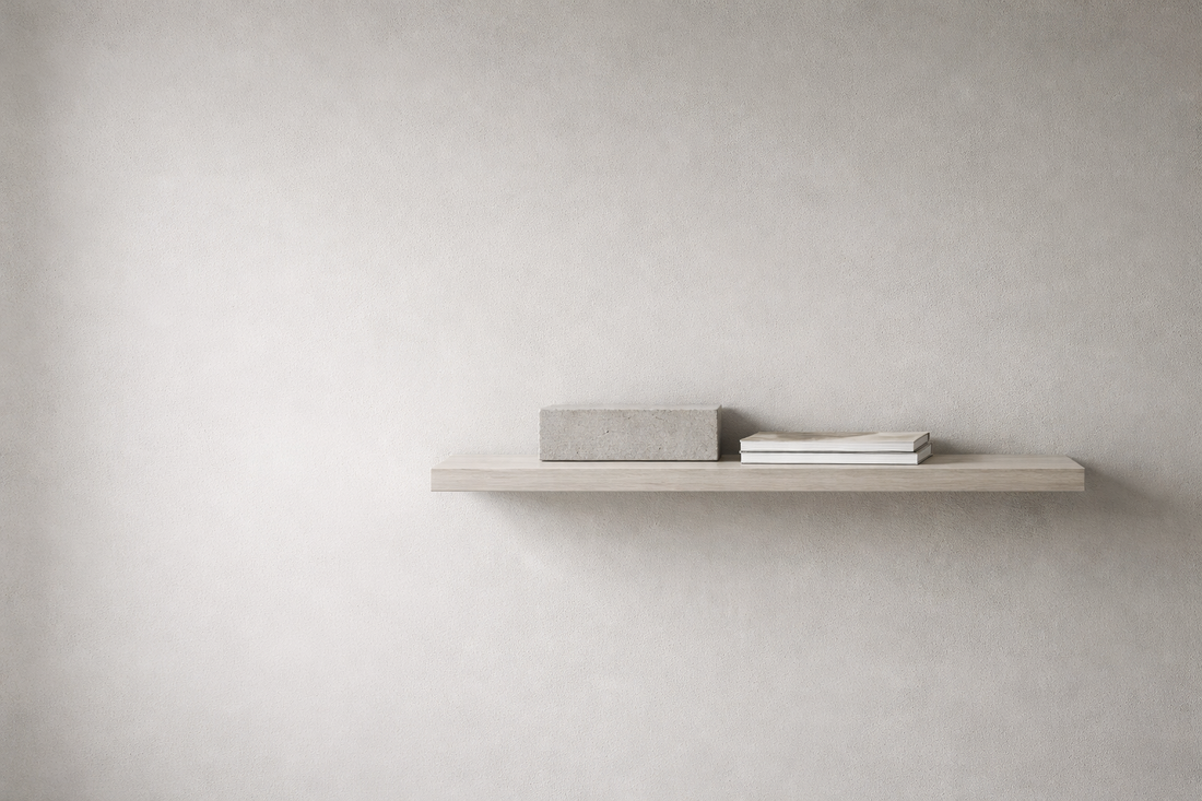 Floating Shelf Decor for Visual Balance