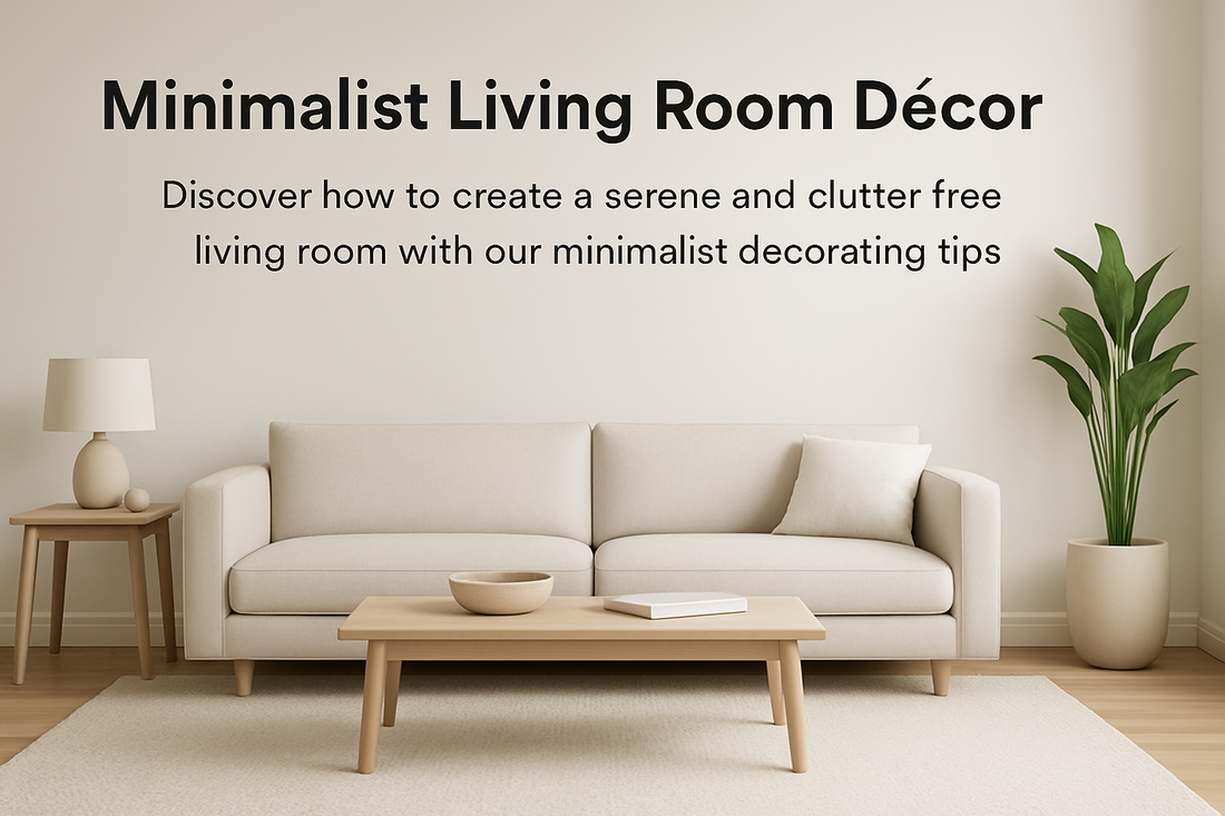 Minimalist Living Room Décor: How to Create Calm, Beautiful Spaces