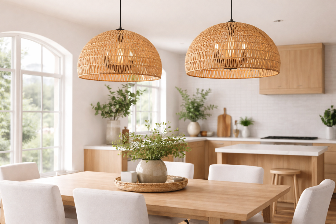 Best Woven Ceiling Lights for Warm Interiors