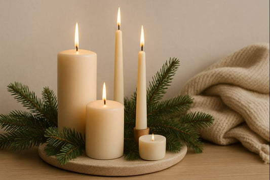 How to Style Candles Beautifully for the Holidays