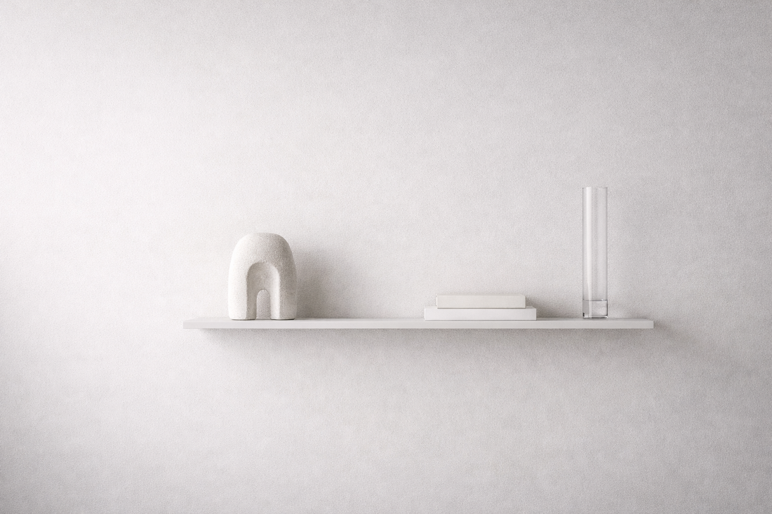 How to style shelves for visual clarity