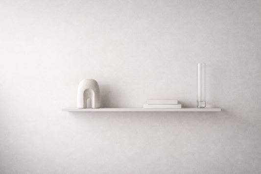 How to style shelves for visual clarity