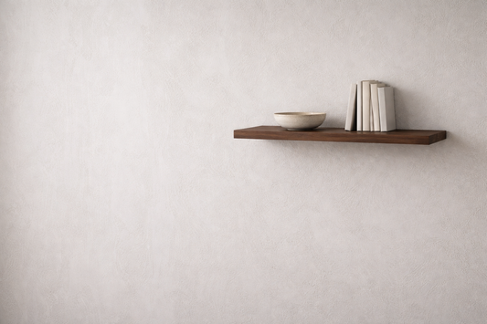 Neutral Shelf Decor That Maintains Calm Balance