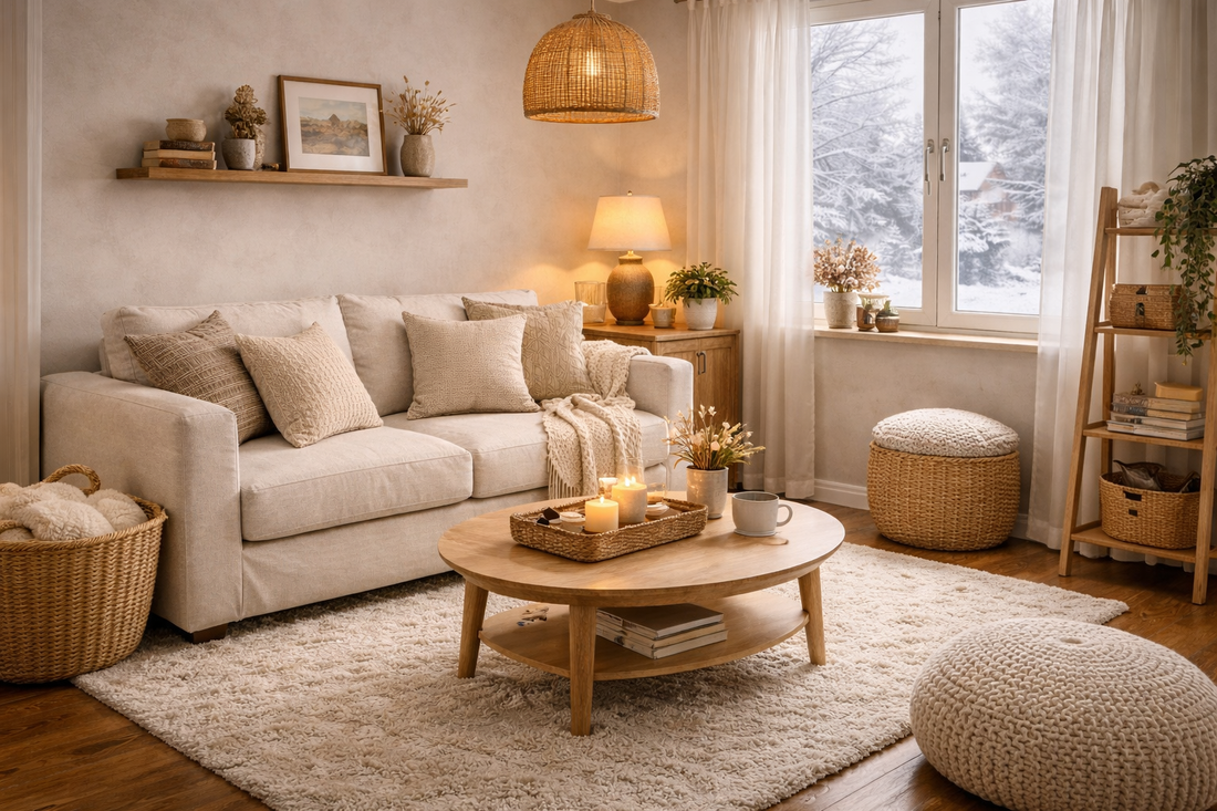 How to Make a Small Living Room Feel Warmer