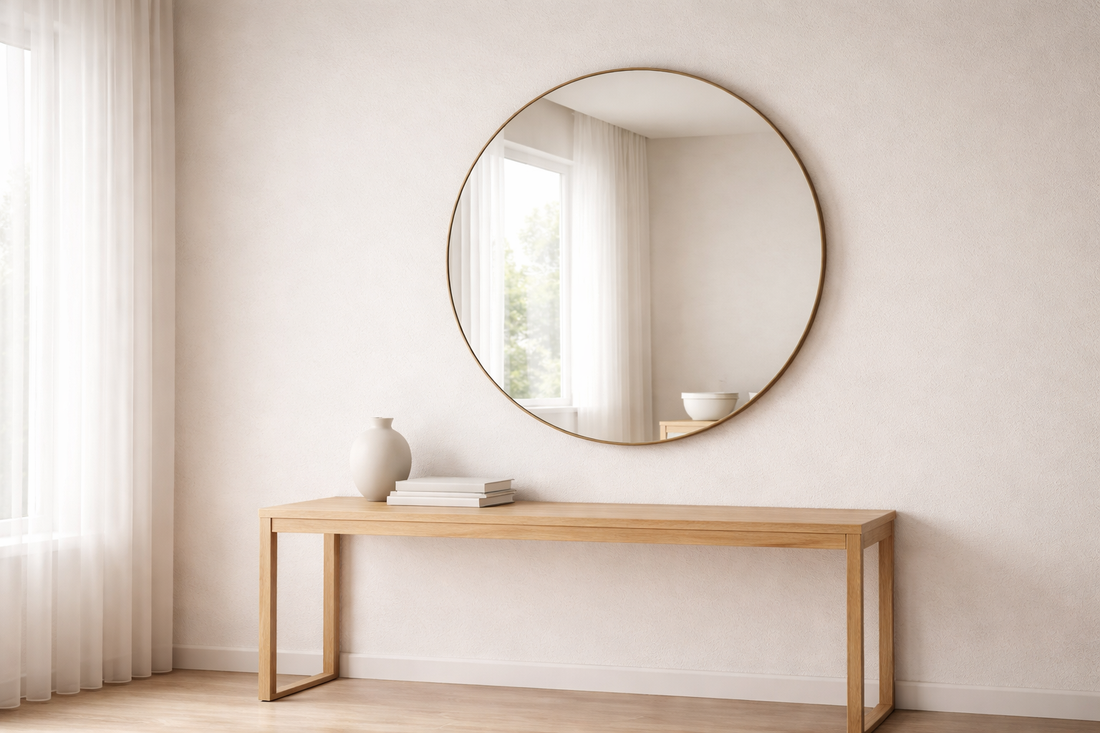Why Mirrors Improve Room Symmetry