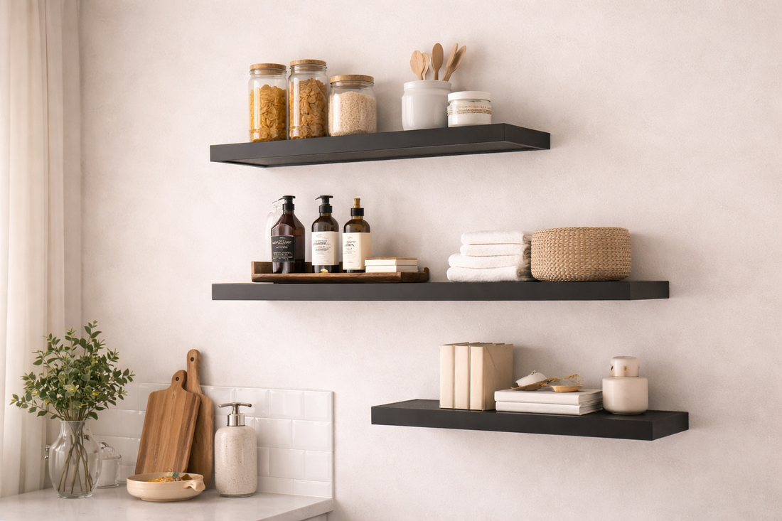 Floating Shelf Storage Solutions That Maximize Wall Space