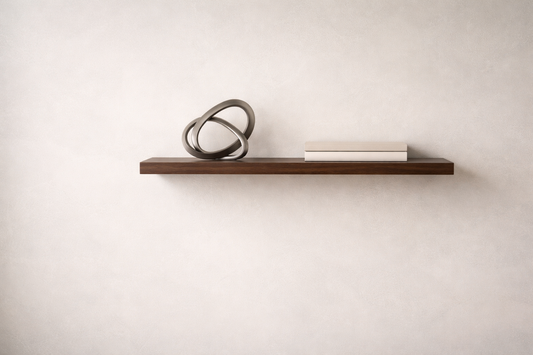 Balanced Shelf Styling That Maintains Visual Flow