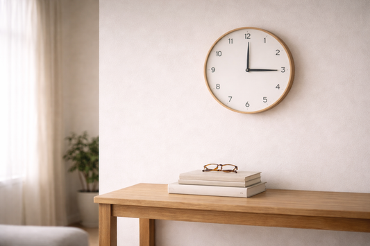 Why Visual Time Anchors Calm Busy Spaces