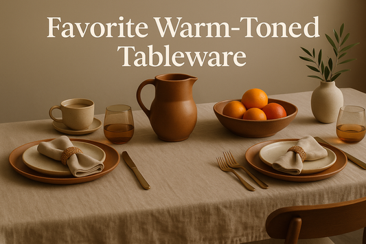 Favorite Warm-Toned Tableware