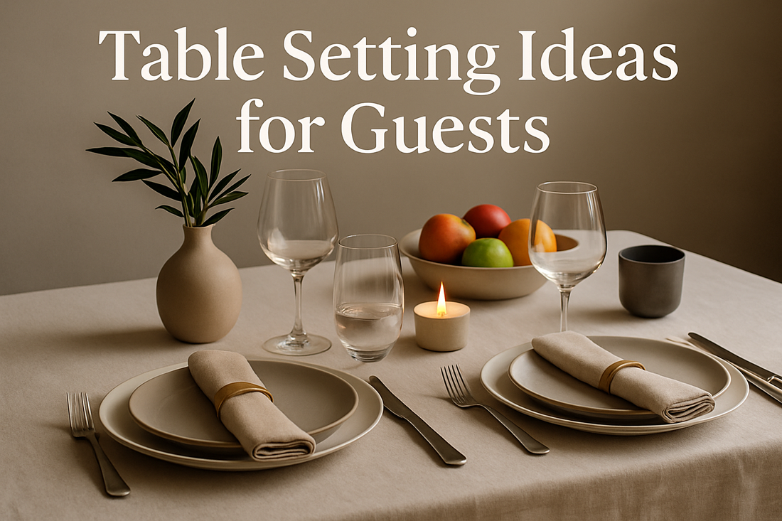 Table Setting Ideas for Guests