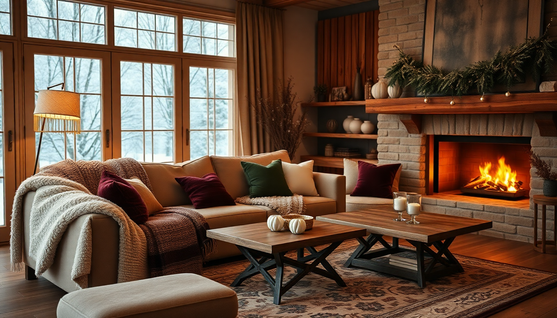 Cozy Up Your Living Room This Winter with These Easy Makeover Ideas