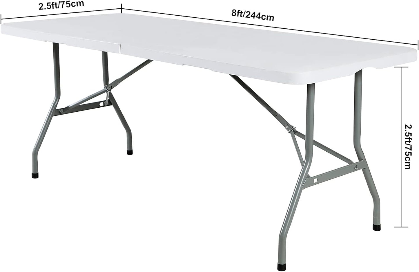 4Pack Spandex Waterproof Table Covers 8ft，Spandex 8ft Waterproof Table Cover for Party,Wedding, Banquet, and Events(Gold)