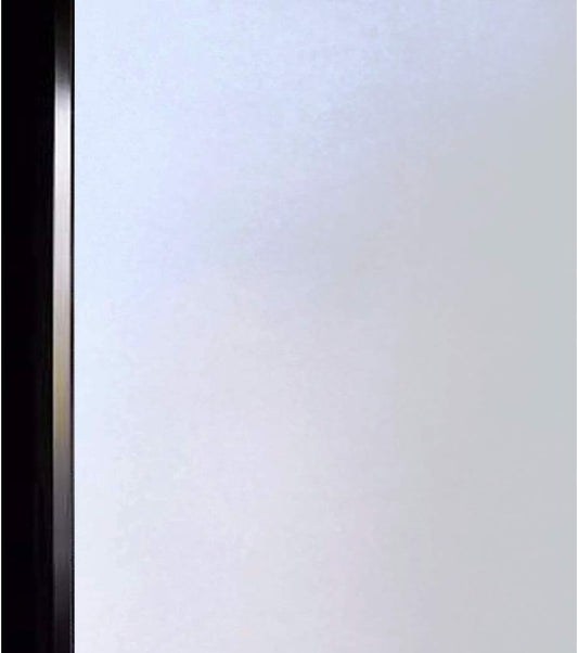 DUOFIRE Privacy Window Film Frosted Glass Film Matte White Static Cling Glass Film No Glue Anti-UV Window Sticker Non Adhesive for Privacy Office Meeting Room Bathroom Living Room DS001W 17.4x78.7in