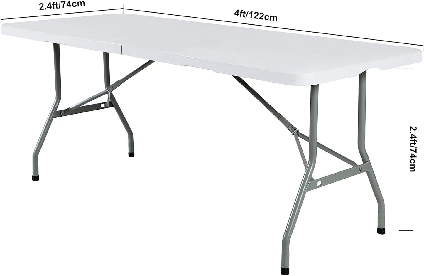 2Pack Spandex Waterproof Table Covers 4ft，Spandex 4ft Waterproof Table Cover for Party,Wedding, Banquet, and Events(Classicbule)