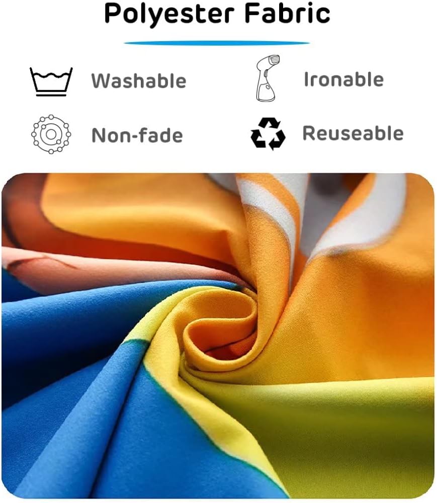 BELECO Tie Dye Tapestry Fabric Wall Hanging 92x70 Inch Hippie Tapestry 60's Tie Dye Wall Decor Watercolor Rainbow Spiral Tie Dye Art Tapestries for Bedroom Living Room Dorm Home Decor
