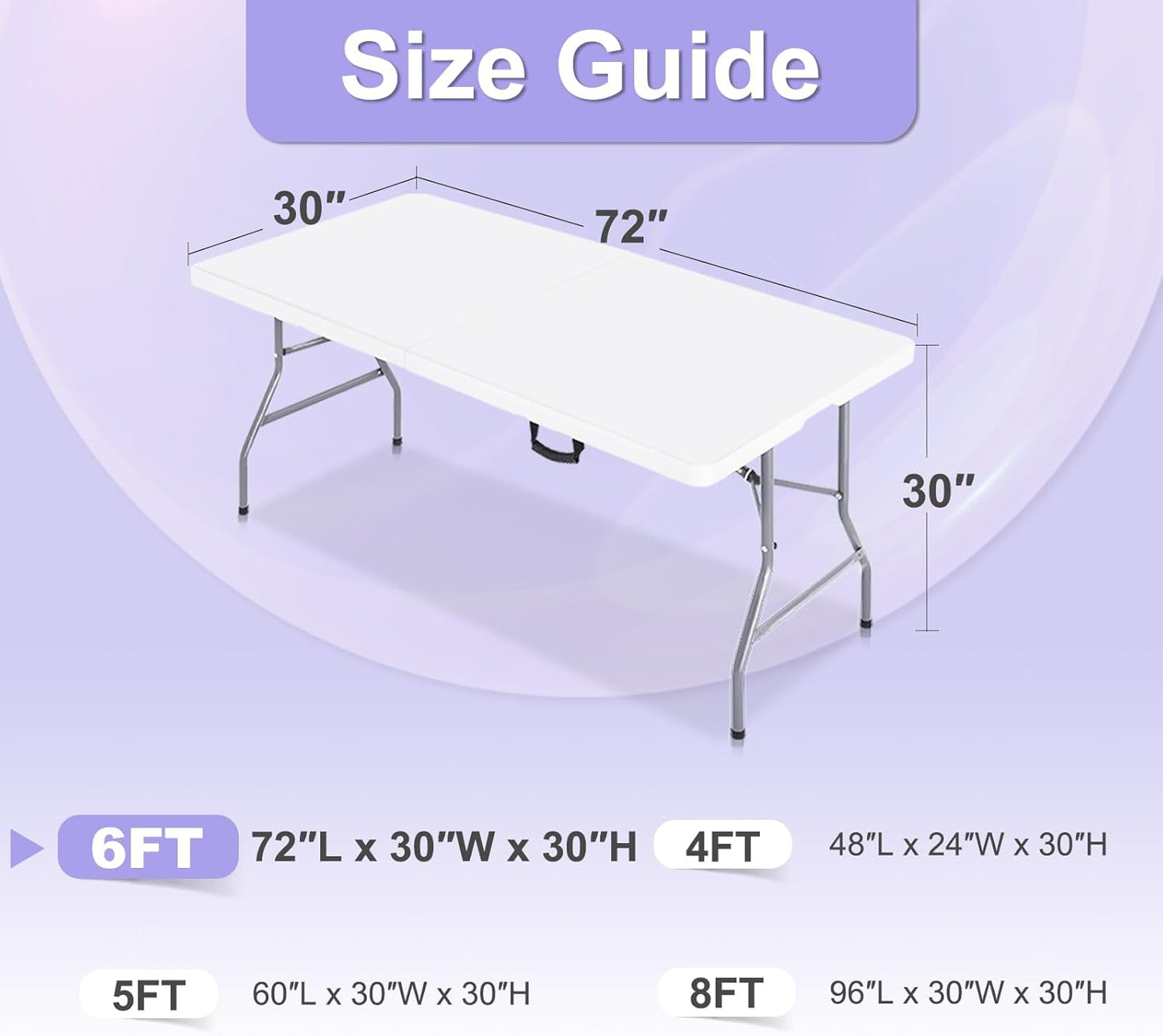 ABCCANOPY 2 Pack 6 FT Navy Spandex Table Cover Stretch Fitted Wrinkle Resistant Tablecloth Reuse for Rectangular Folding Table Patry Event Wedding Banquet Protector