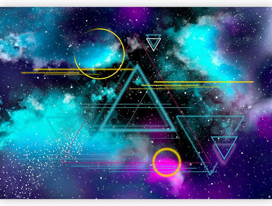artgeist Premium Wall Mural Galaxy 177x124 in - Non-Woven Wallpaper Fleece Wall Decor Photo Print Picture Image Design Home Mural Cosmos Galaxy Cosmonaut Astronaut a-A-10328-a-a