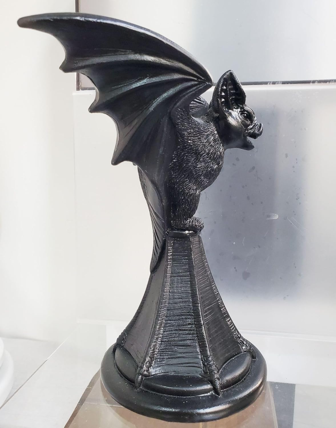 Bat-Inspired Resin Candle Holder for Seasonal Home Decor