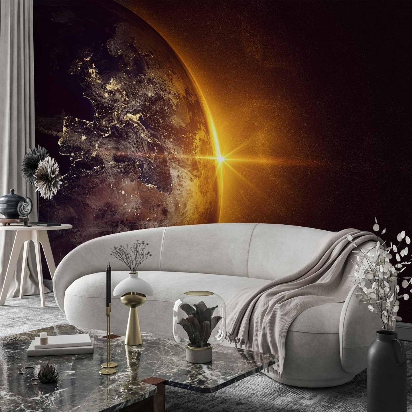 artgeist Premium Wall Mural Cosmos Galaxy 79x55 in - XXL Non-Woven Wallpaper Fleece Wall Decor Photo Print Picture Image Design Home n-B-0003-a-a