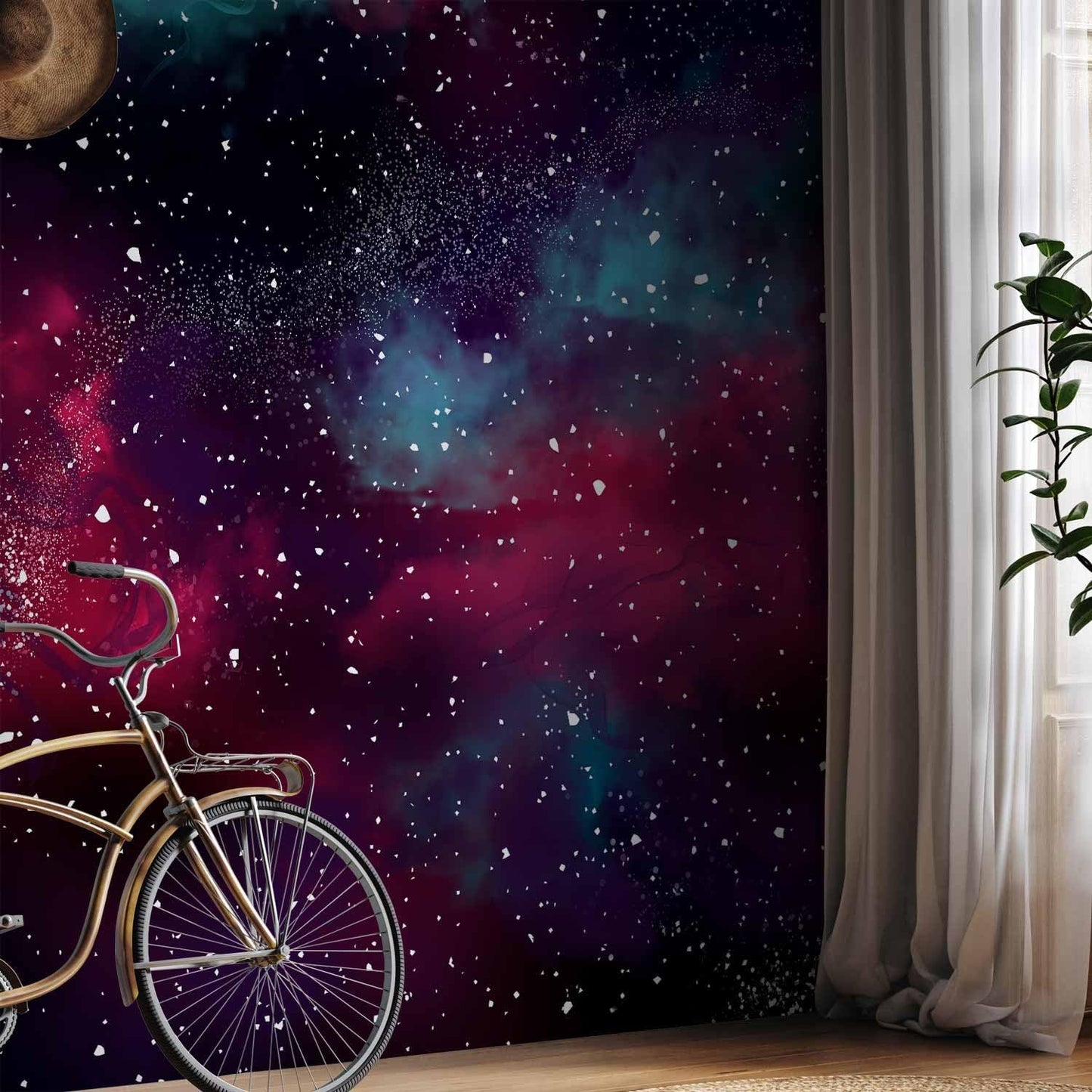 artgeist Premium Wall Mural Space 98x69 in - Non-Woven Wallpaper Fleece Wall Decor Photo Print Picture Image Design Home Mural Galaxy Universe Cosmos Sky a-A-10326-a-a