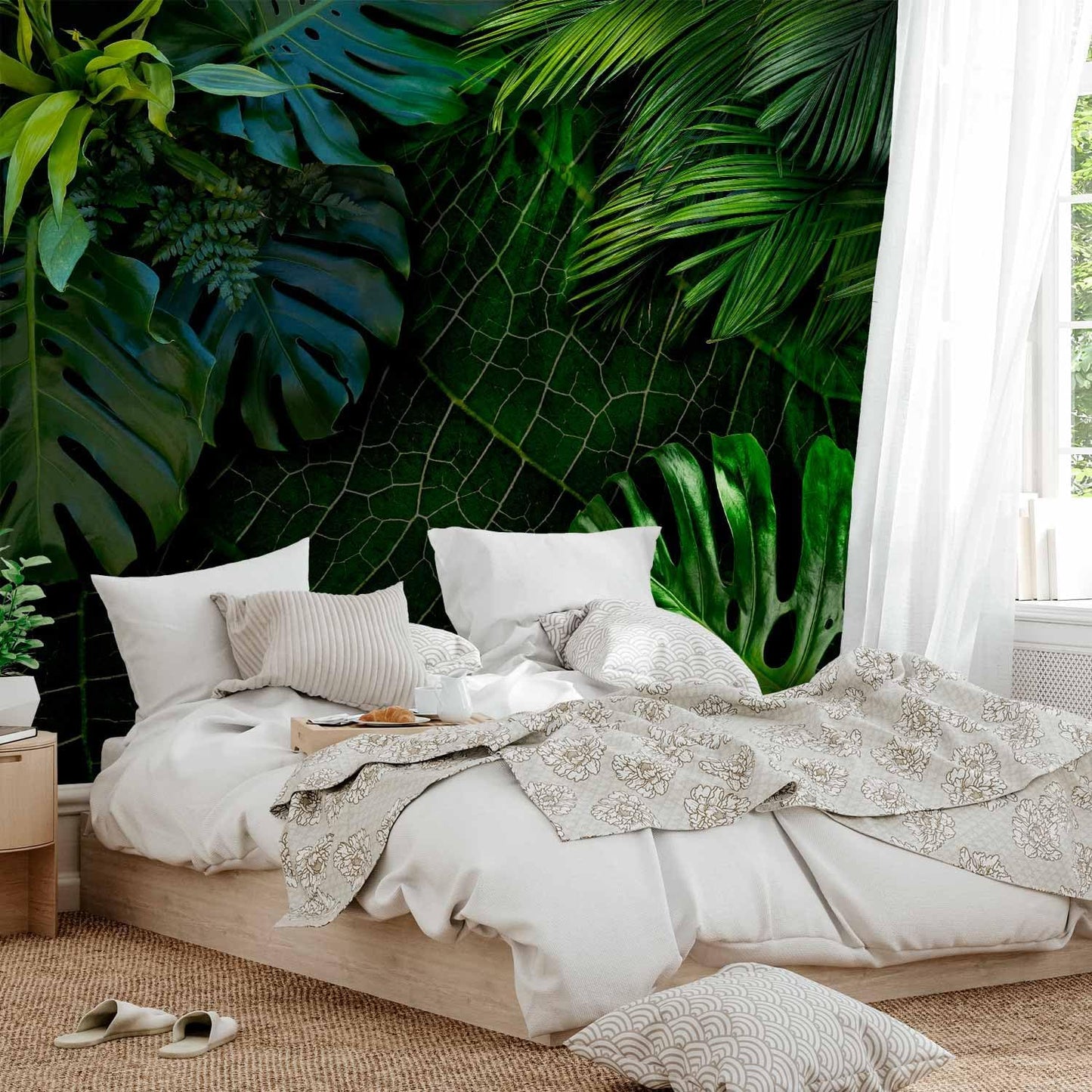 artgeist Premium Wall Mural Tropical 138x101 in - XXL Non-Woven Wallpaper Fleece Wall Decor Photo Print Picture Image Design Home b-C-0224-a-a