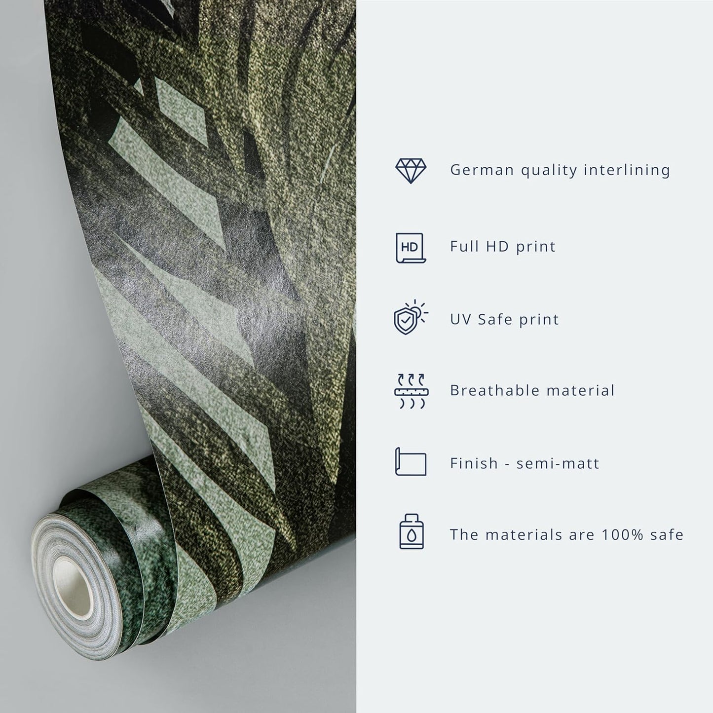 artgeist Wall Mural Monstera 138x101 in - XXL Non-Woven Wallpaper Fleece Wall Decor Photo Print Picture Image Design Nature Botanical Abstract Plants b-C-0859-a-a